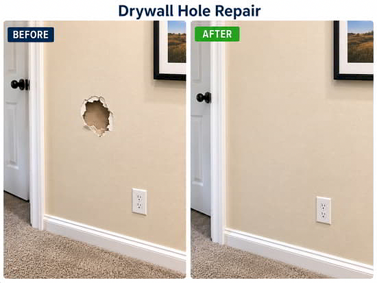 Drywall Repairs and Painting